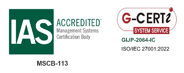 ISO9001:2015 認証取得マーク