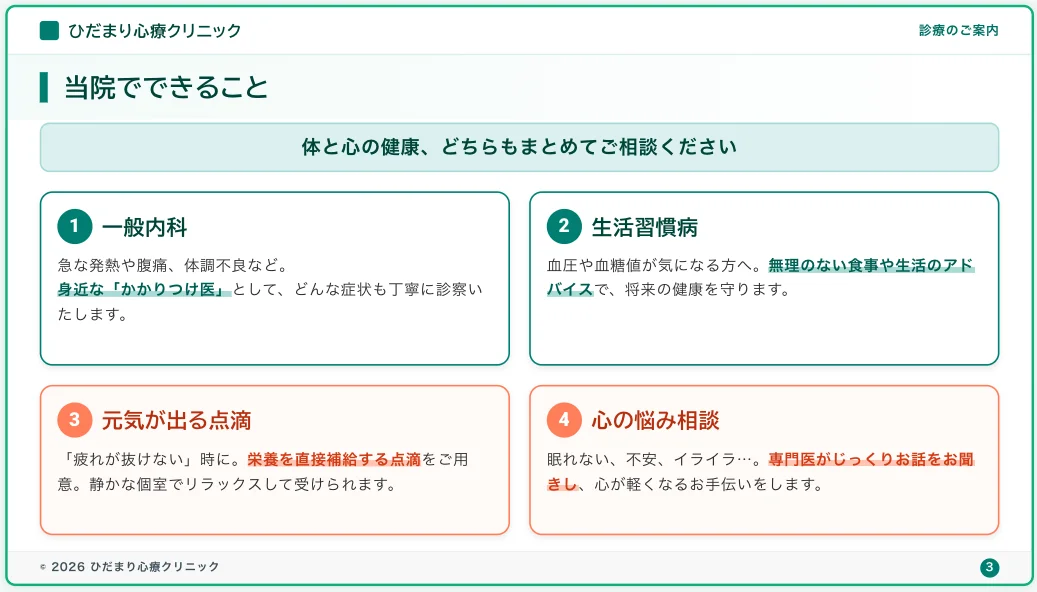 サンプル 2 の編集後スライド